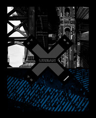 Image of large cities around the world printed on Printed Glass Splashbacks