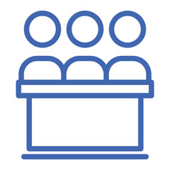 legal witness color icon color icon