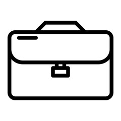 justice file bag line icon