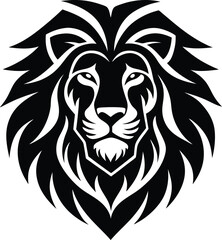lion head vector illustration