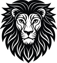 Obraz premium lion head vector
