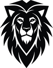 Fototapeta premium lion head vector illustration