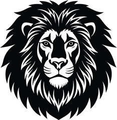 lion head vector