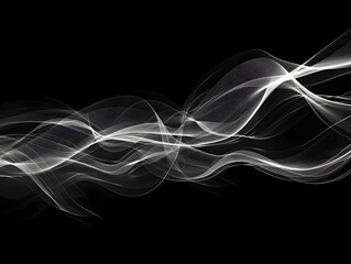 Dramatic Smoke-Filled Backdrop with Minimal Moody Atmosphere