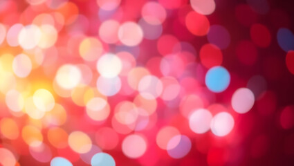 Fototapeta premium ethereal abstract background dominated by colorful bokeh light effects in warm