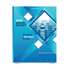 Annual report brochure flyer design template vector, Leaflet presentation, book cover