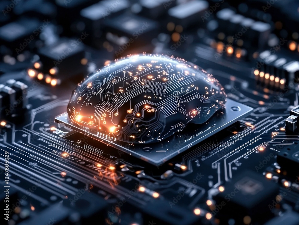 Poster innovative technology in circuit design digital space high-resolution image futuristic environment c