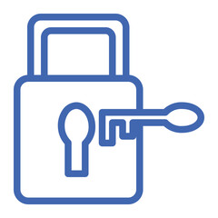 open the lock color icon