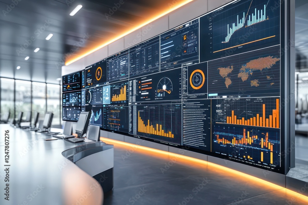 Poster advanced command hub uses rpa 2.0 to oversee extensive system operations automatically.