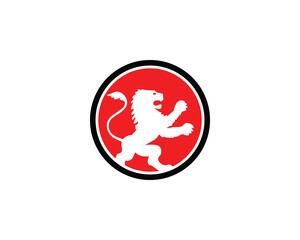 Lion logo design vector template. Lions