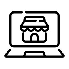 marketplace Line Icon