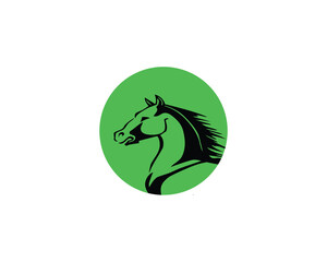 Horse logo design vector template. Horse