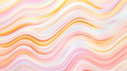 Obraz premium Enigmatic Heat Distortion: Abstract Pastel and Neon Wave Pattern | Ultra-Detailed Cinematic Design