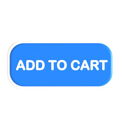 add to cart button 3d icon illustration