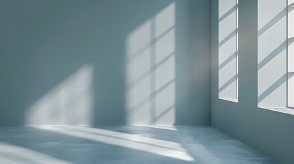 Obraz premium Empty room with window and sunlight