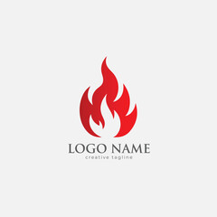 Fire flame, burn, energy, flaming, fireball, fire fully editable vector template