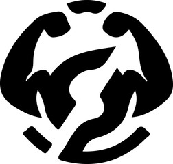 Obraz premium vector illustration sketch silhouette icon logo symbol abstract modern ethnic traditional 