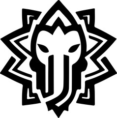 vector sketch, illustration, silhouette, logo icon, mascot symbol, religious and cultural symbolism 