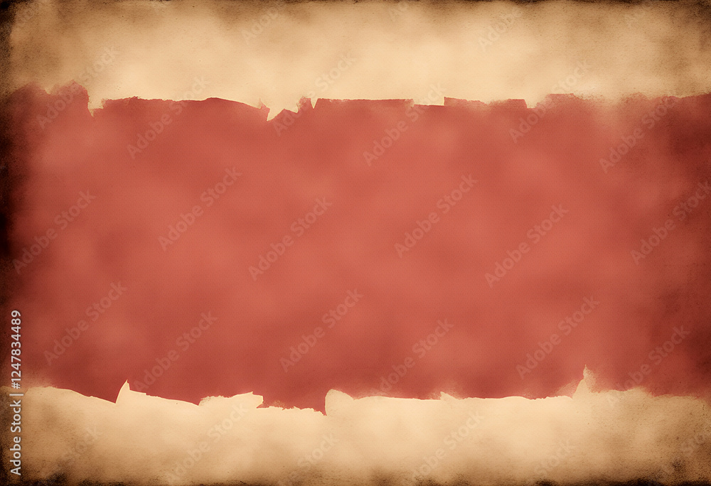 Poster background red paper grunge texture old crumpled wrinkled design abstract pattern textured blank cop