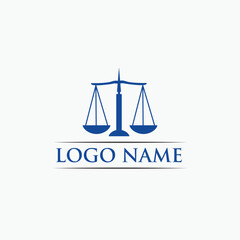 Law Firm logo, scale logo,advocate, attorney logo template