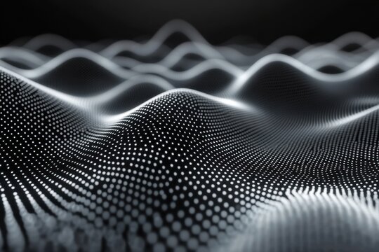 Abstract Visualization A Cyber Grid of Interconnected Binary Numbers Forming a Global Digital Network, Representing Data Flow, Information Technology, and the Complex Interconnectivity of Modern - Powered by Adobe
