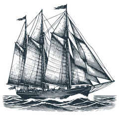old sailing ship