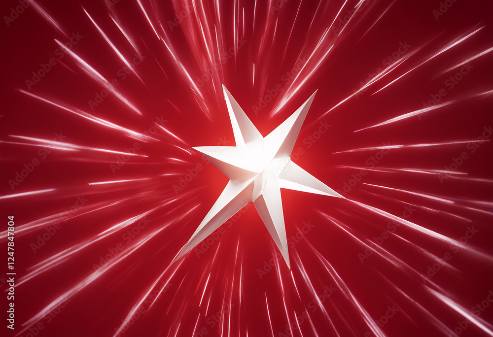 Poster text background bright flash space star copy white red burst presentation template starburst explodi