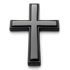 Fototapeta premium Strong Christian cross vector design high resolution hd icon