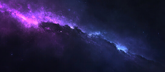 Fototapeta premium Midnight Sparkle: Vibrant Blue and Purple Glitter Texture