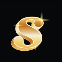 Naklejka premium Luxury Alphabet