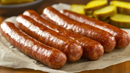 Delicious Grilled Sausages Ready to Eat