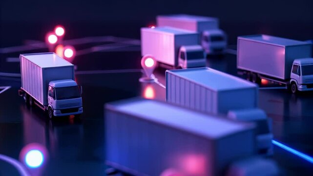 Digital Trucks Network Enhancing Logistics and Transportation with Technology for Efficient Delivery