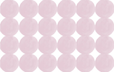 シームレスな水玉模様の背景素材　ドット柄　ピンク