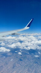 Obraz premium view from airplane window