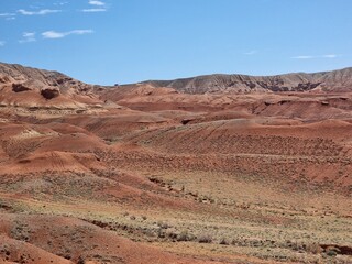 beautiful landscape with mountains and clouds
