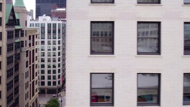 Soar through Chicago's skyline in stunning drone footage, capturing its magnificent architecture.