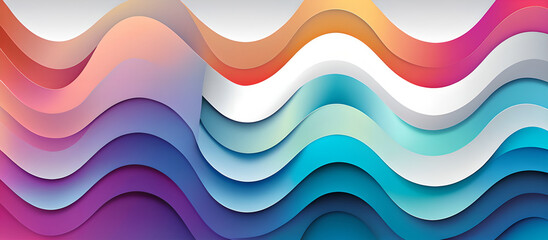 Fototapeta premium abstract background with rainbow