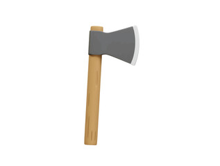 axe 3d rendering icon illustration