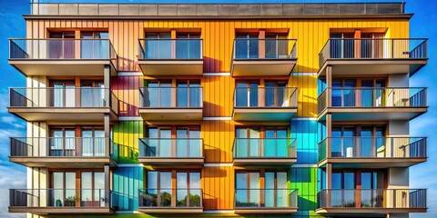 Modern Building Facade, Window Frames, Balcony Design, Architectural Photography, Exterior Design, Contemporary Building