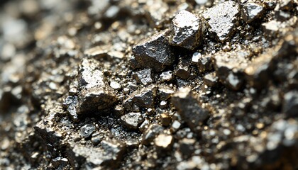 Pyrite Macro_ Fool's Gold Close-Up Texture