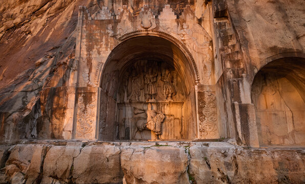 Taq Bostan or Taq-e Bostan in Kermanshah, Iran