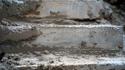 Obraz premium Building Foundations: Concrete is crucial for creating strong and stable foundations in residential, commercial, and industrial buildings, ensuring safety and long-lasting durability. 