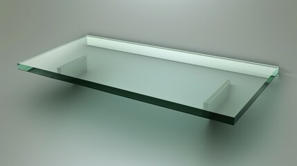 Glass Shelving: Glass shelves, floating or mounted, offer a sleek, modern solution for storing or displaying items in both home and office settings, blending style with functionality.
