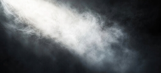 Abstract Black and White Textured Surface with Dynamic Lighting