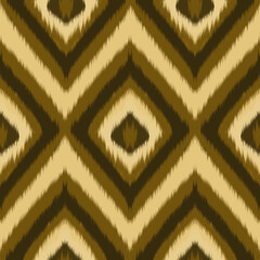 Ikat ethnic pattern traditional Design for background, carpet, wallpaper, clothing, wrapping, Batik, fabric, Vector, illustration, embroidery style.
