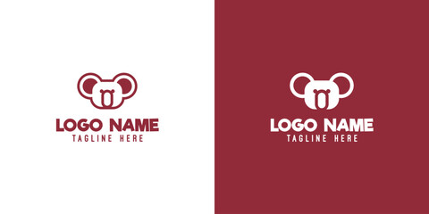 koala head logo icon design vector © Arqua