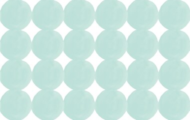 シームレスな水玉模様の背景素材　ドット柄　水色