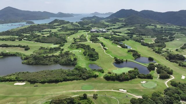 Experience Kau Sai Chau Public Golf Course in Hong Kong, featuring stunning sea views, 18-hole and a commitment to environmental conservation, making it the perfect destination for golf enthusiasts 
