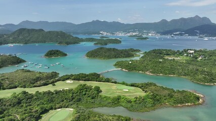 Experience Kau Sai Chau Public Golf Course in Hong Kong, featuring stunning sea views, 18-hole and a commitment to environmental conservation, making it the perfect destination for golf enthusiasts 