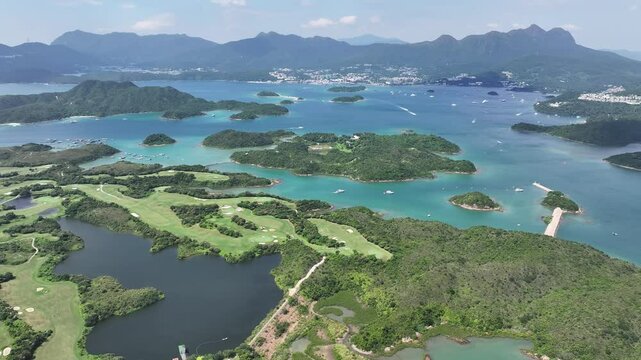Experience Kau Sai Chau Public Golf Course in Hong Kong, featuring stunning sea views, 18-hole and a commitment to environmental conservation, making it the perfect destination for golf enthusiasts 